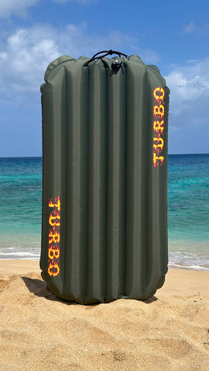 Pro Charger inflatable surf mat – front view